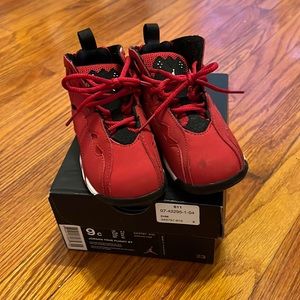 Nike Jordan red/black 9c